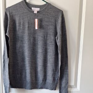 Joe Fresh Womens Charcoal Crewneck Sweater